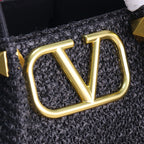 Handwoven Studded Tote Bag