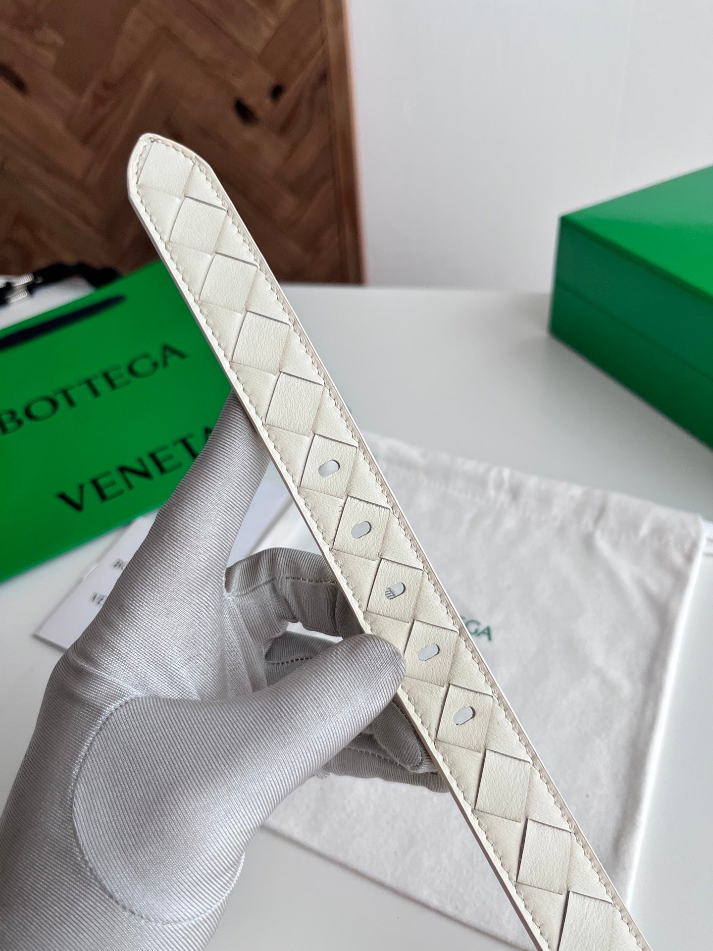 2.5 Women’s Handwoven Intreccio Leather Belt — New 2025