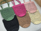 Handcrafted Raffia & Leather Tote  (Premium Quality)