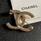 Logo Brooch | Multi-wear Style | Gold Tone