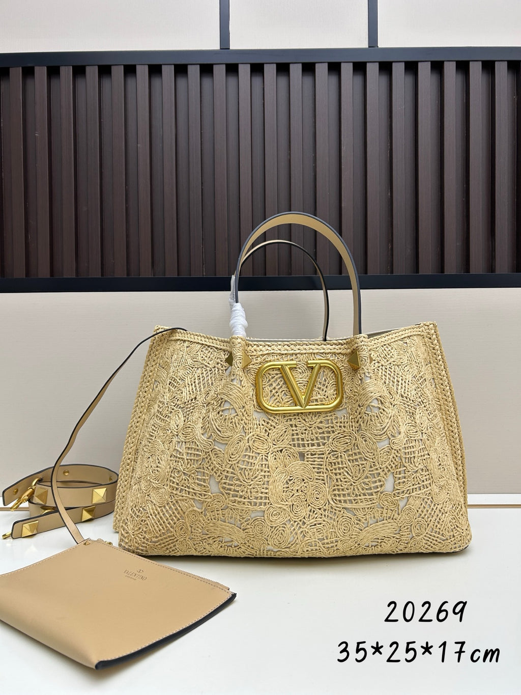 Large Embroidered Tote