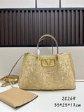 Large Embroidered Tote
