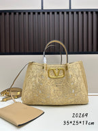 Large Embroidered Tote