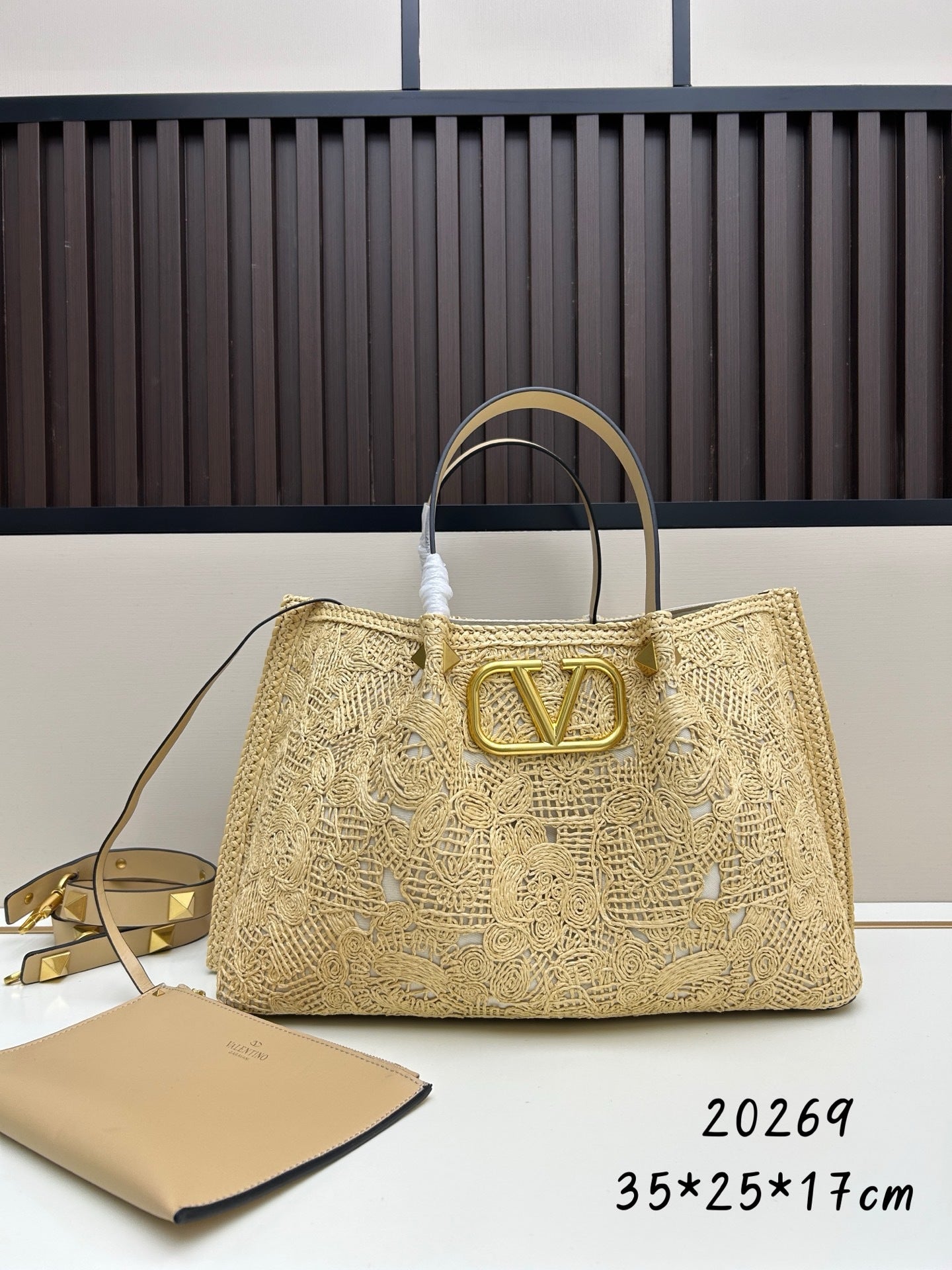 Large Embroidered Tote