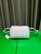 Woven Leather Concert Pouch