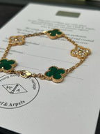 Laser-Engraved Five-Flower Bracelet (Premium quality)