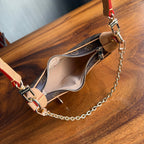 Croissant Loop Bag | Chain & Leather Strap |Premium Quality|