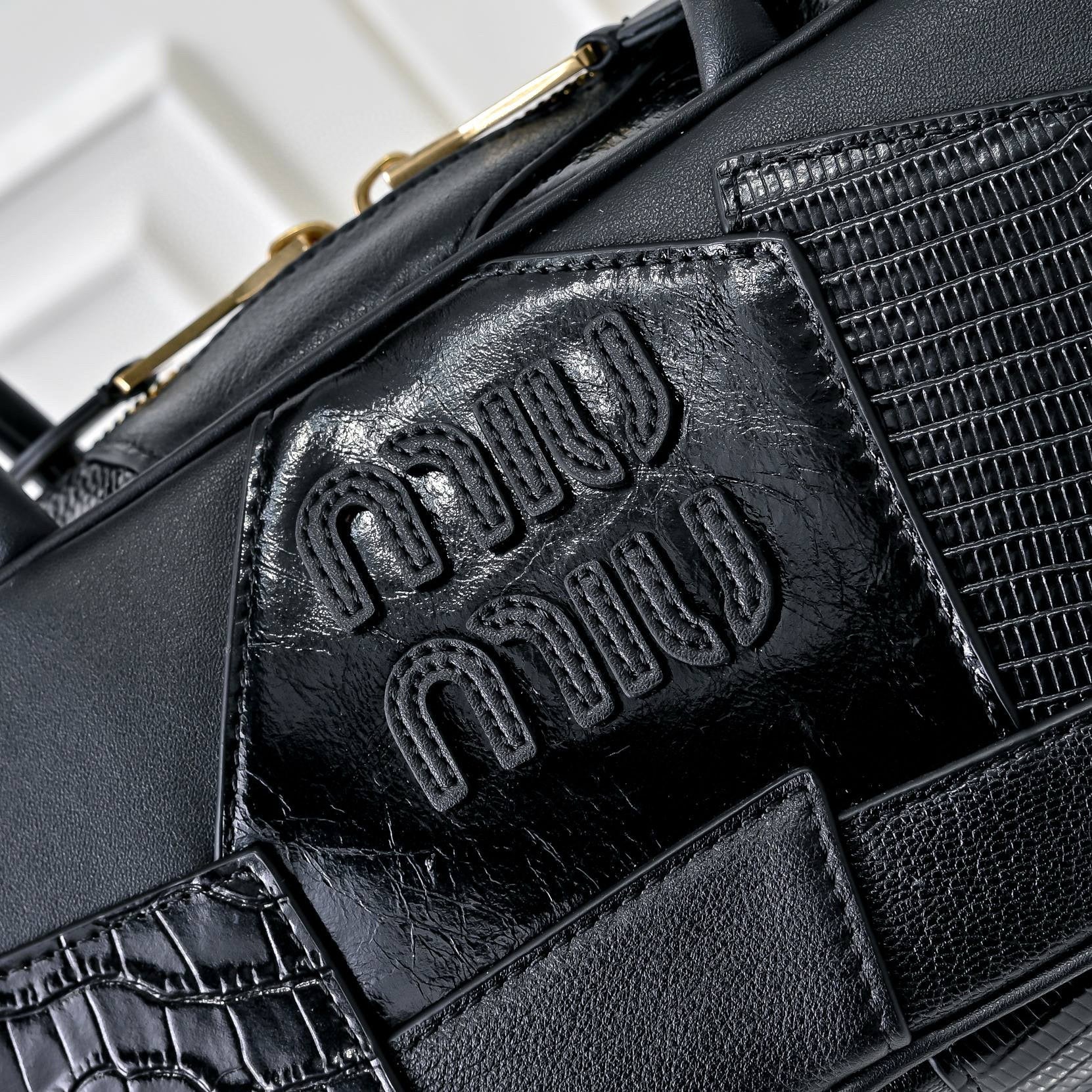 Patchwork Bowling Bag – Versatile & Unique Design