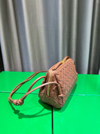 Woven Leather Concert Pouch