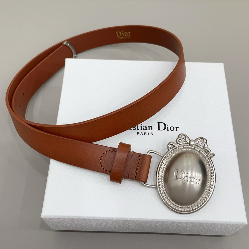 Médaillon Oval Buckle Belt — 25 mm