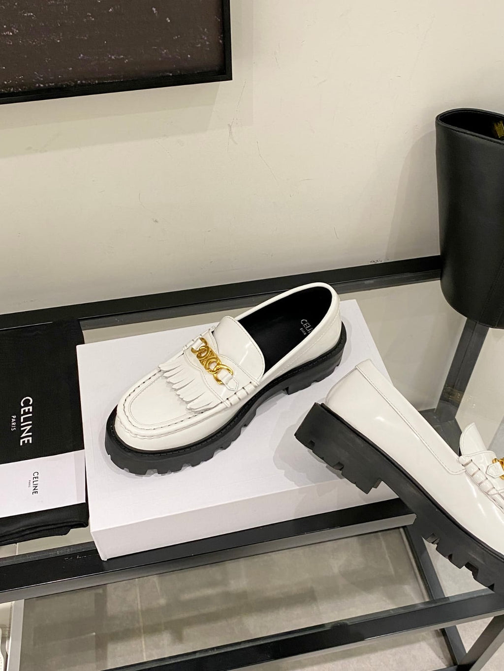 Elegant Thick-Soled Tassel Loafers