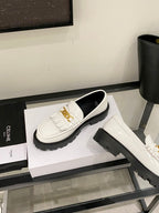 Elegant Thick-Soled Tassel Loafers