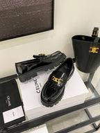 Elegant Thick-Soled Tassel Loafers