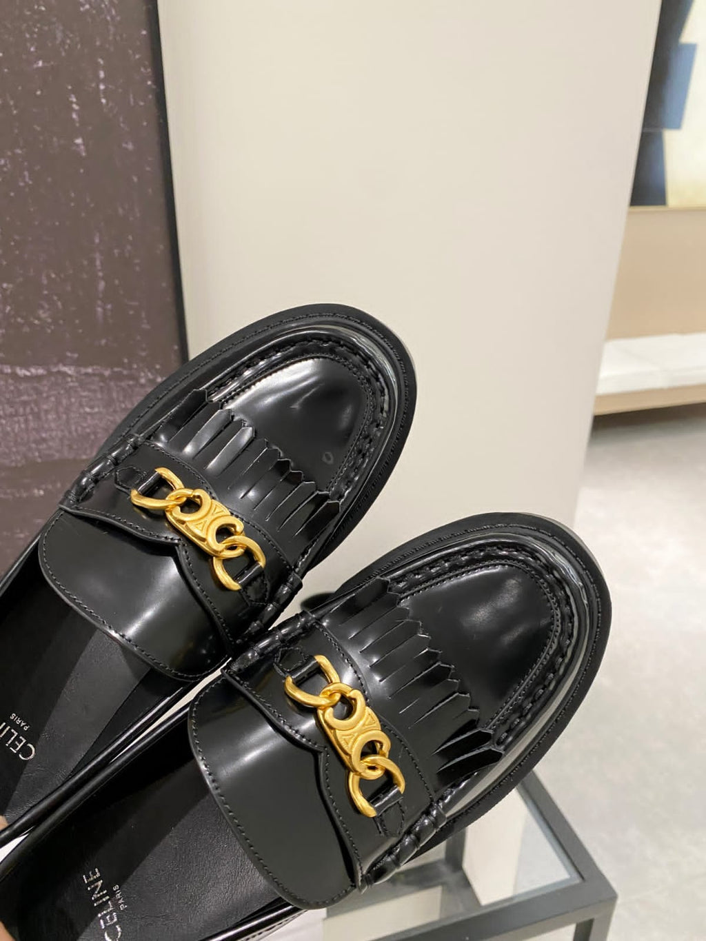 Elegant Thick-Soled Tassel Loafers