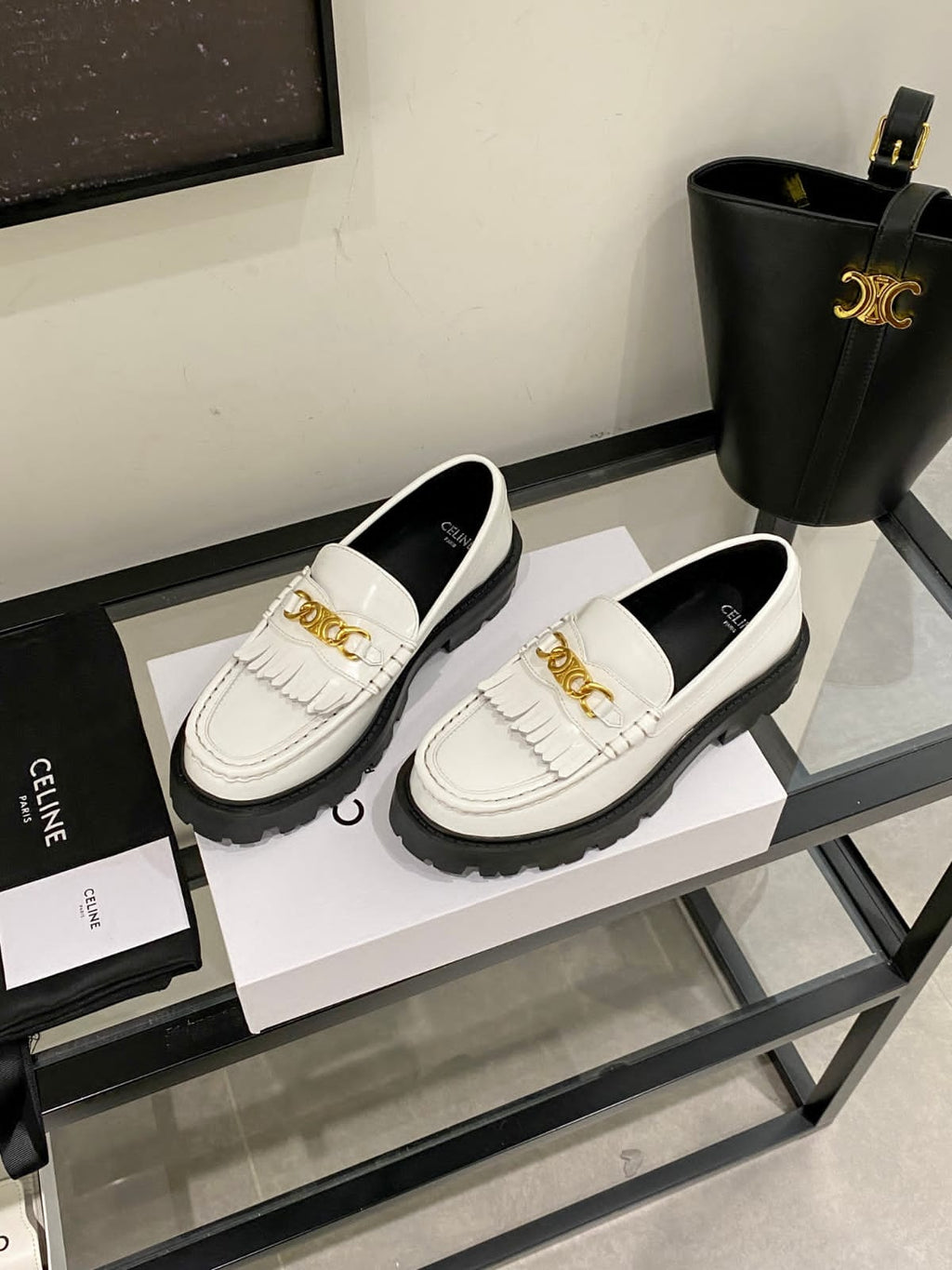 Elegant Thick-Soled Tassel Loafers