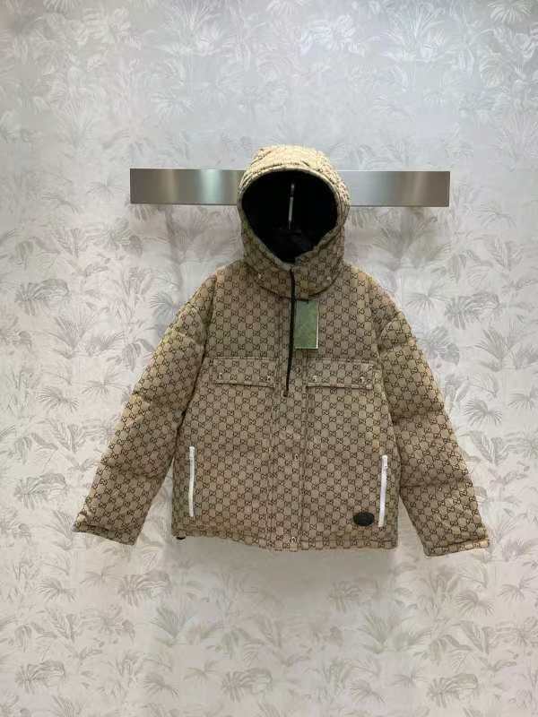 Puffer Jacket in G-G Canvas