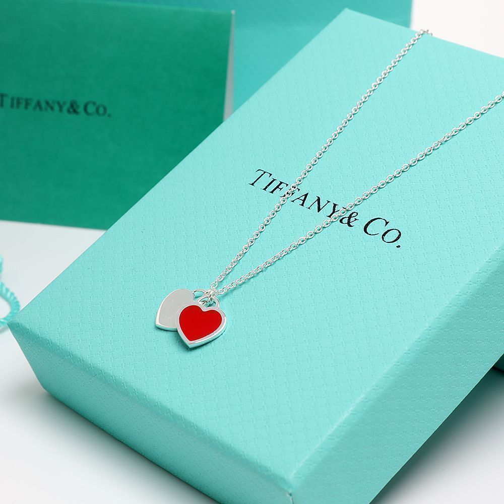 Authentic Double Heart Necklace – 925 Silver
