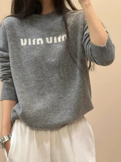 Premium M!U M!U knitted sweater