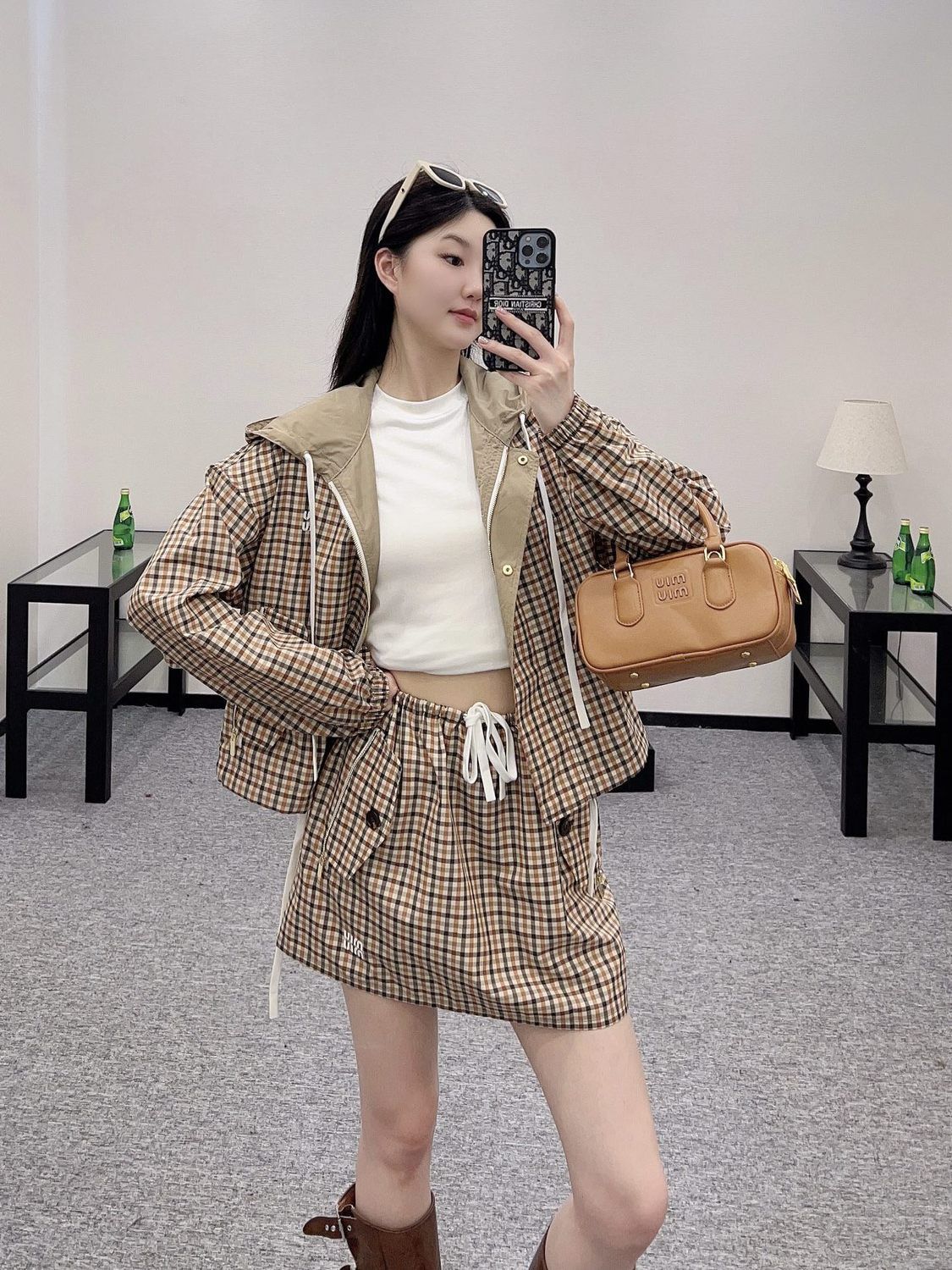 MM beige Set  (Jacket & short )