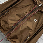 2025 Early Spring Nylon Drawstring Hooded Jacket & Shorts Set