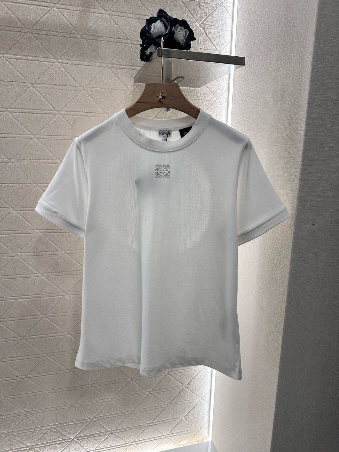 LW Lace T-shirt in cotton