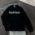 Unisex Jacquard Wool Knit Sweater – Oversized Fit