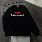 Unisex Jacquard Wool Sweater – Oversized Fit