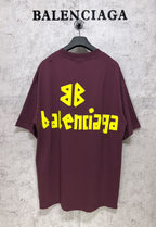 Unisex Distressed Tape-Effect Print T-Shirt – Premium Cotton