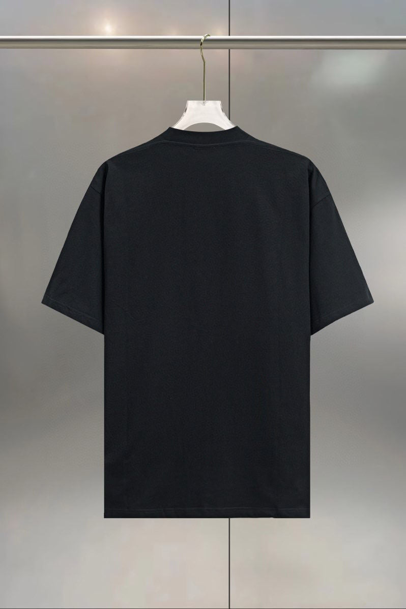 Unisex Logo Print Round-Neck T-Shirt