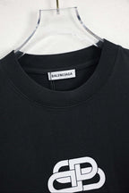 Unisex Logo Print Round-Neck T-Shirt