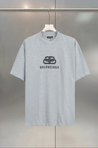 Unisex Logo Print Round-Neck T-Shirt