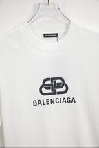 Unisex Logo Print Round-Neck T-Shirt