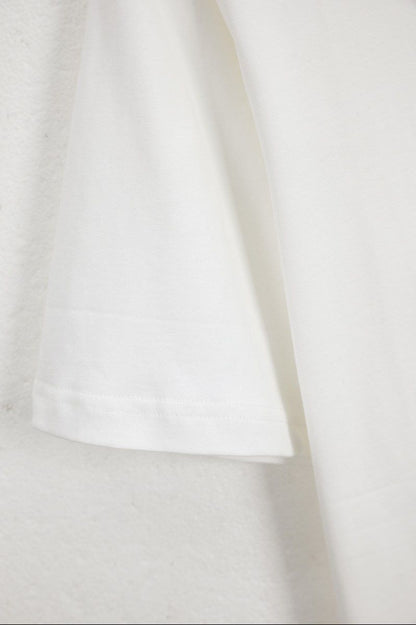 Unisex Logo Print Round-Neck T-Shirt