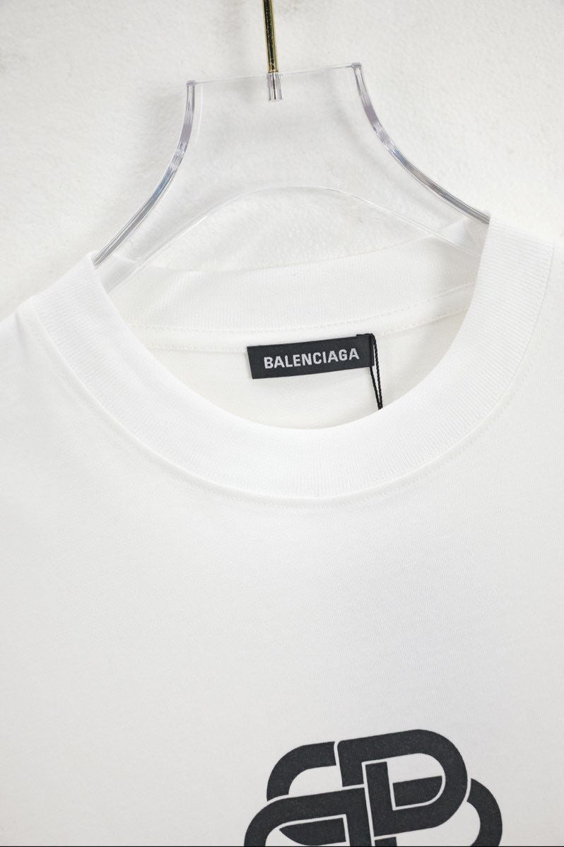 Unisex Logo Print Round-Neck T-Shirt