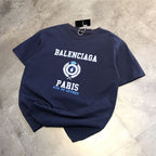 Unisex Cracked Letter Print T-Shirt