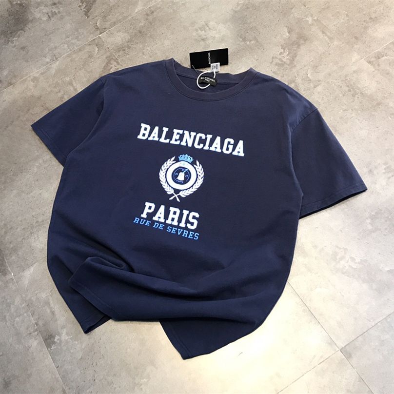 Unisex Cracked Letter Print T-Shirt