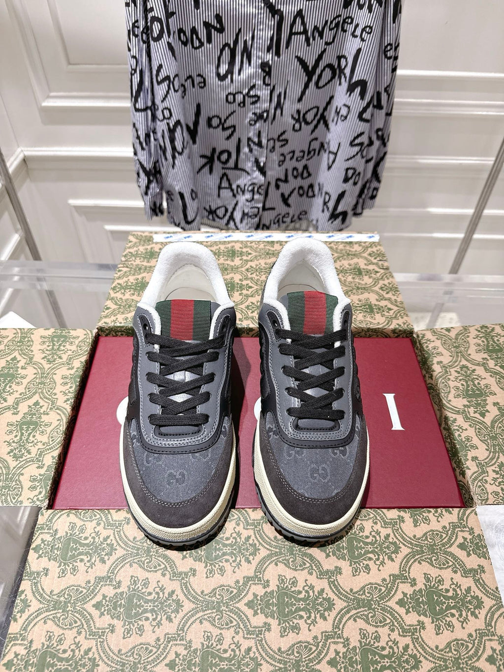 Vintage-Inspired Distressed Sneakers