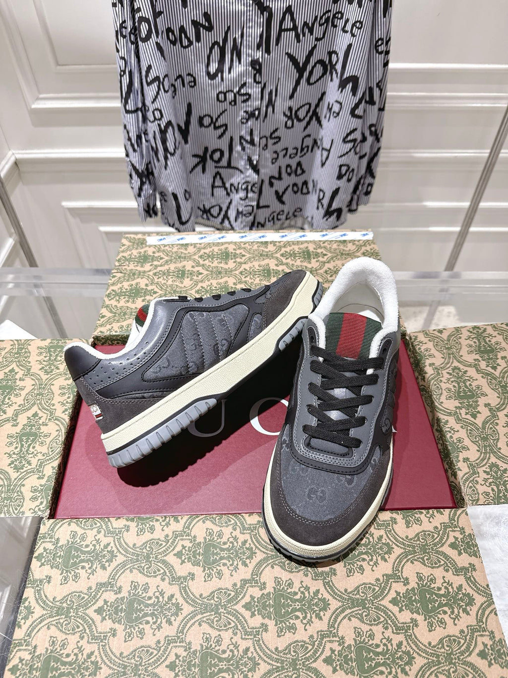 Vintage-Inspired Distressed Sneakers