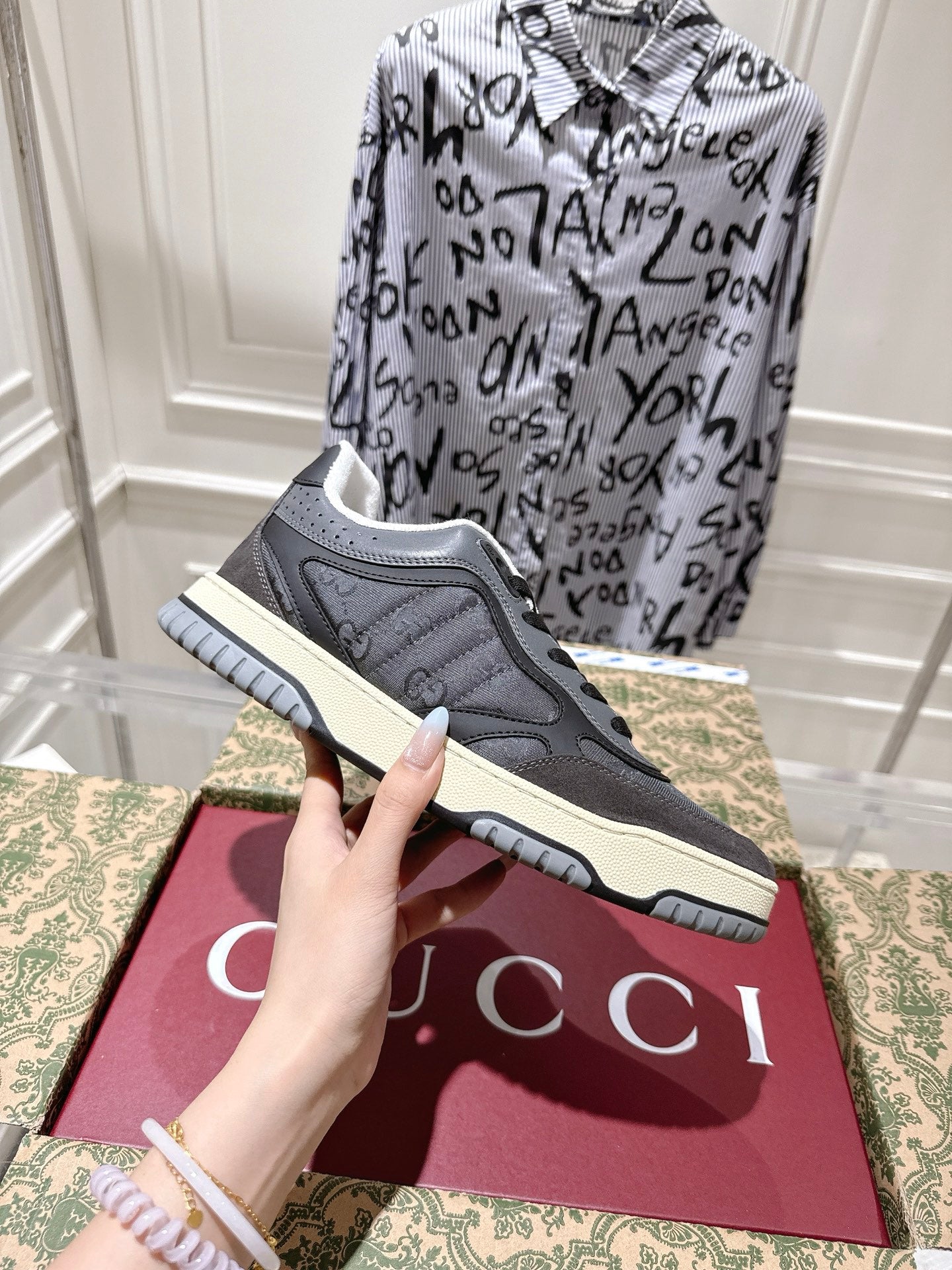 Vintage-Inspired Distressed Sneakers