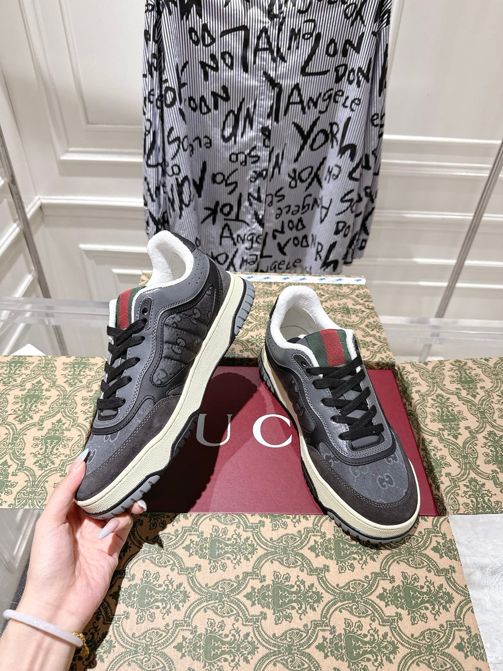 Vintage-Inspired Distressed Sneakers