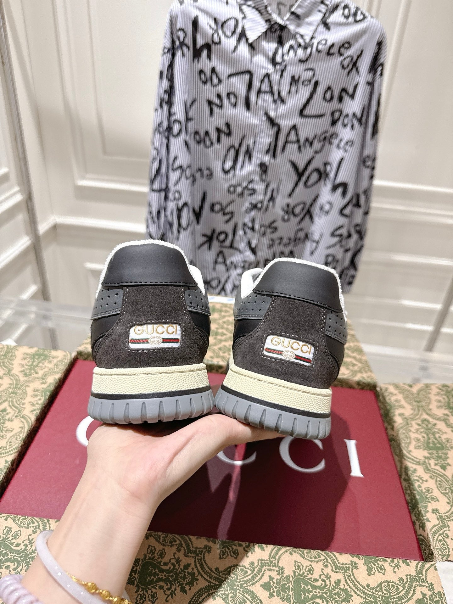 Vintage-Inspired Distressed Sneakers