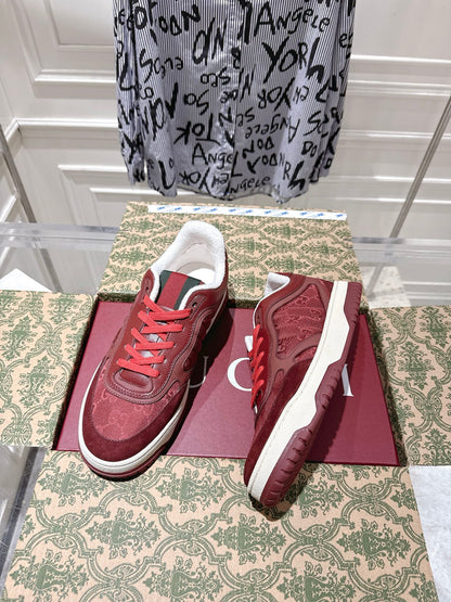 Vintage-Inspired Distressed Sneakers