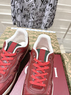 Vintage-Inspired Distressed Sneakers