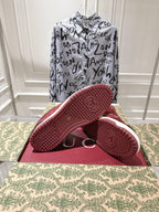 Vintage-Inspired Distressed Sneakers