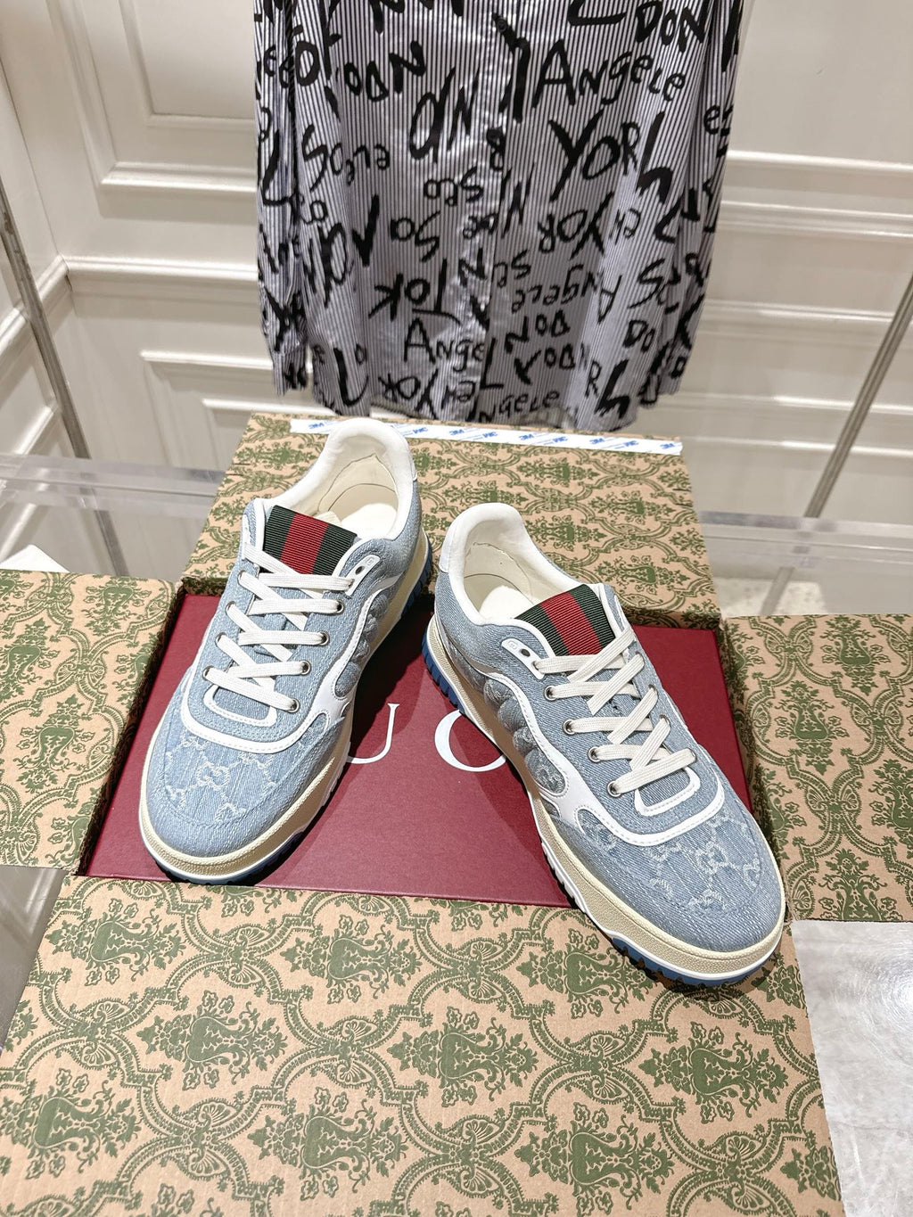 Vintage-Inspired Distressed Sneakers