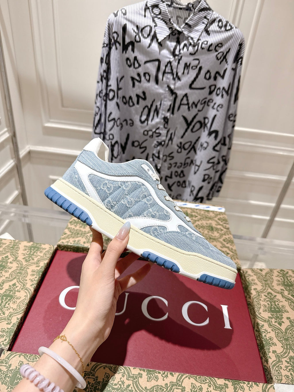 Vintage-Inspired Distressed Sneakers