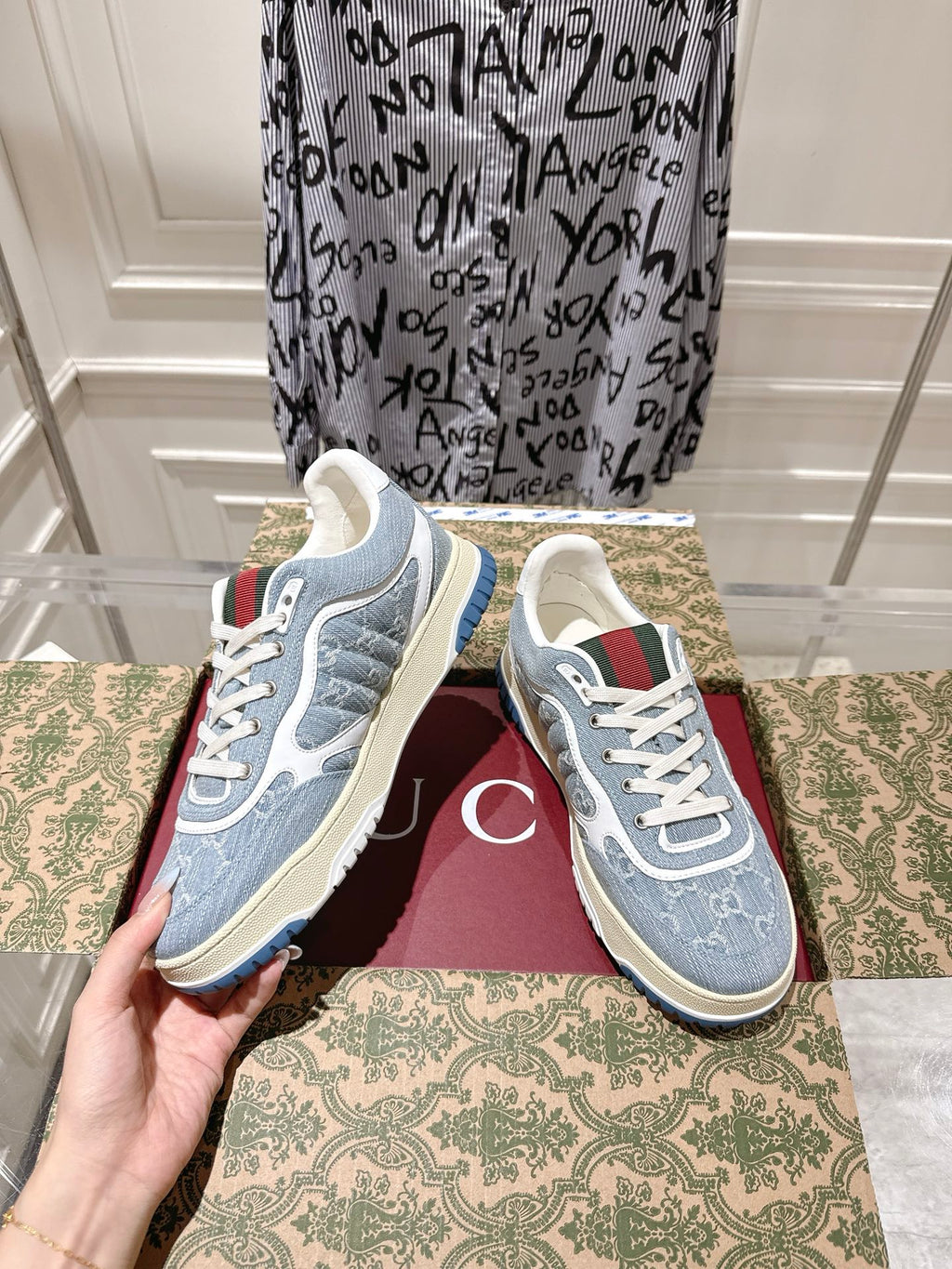 Vintage-Inspired Distressed Sneakers