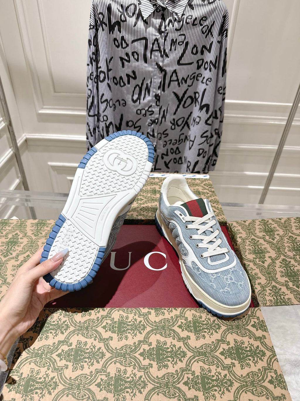 Vintage-Inspired Distressed Sneakers