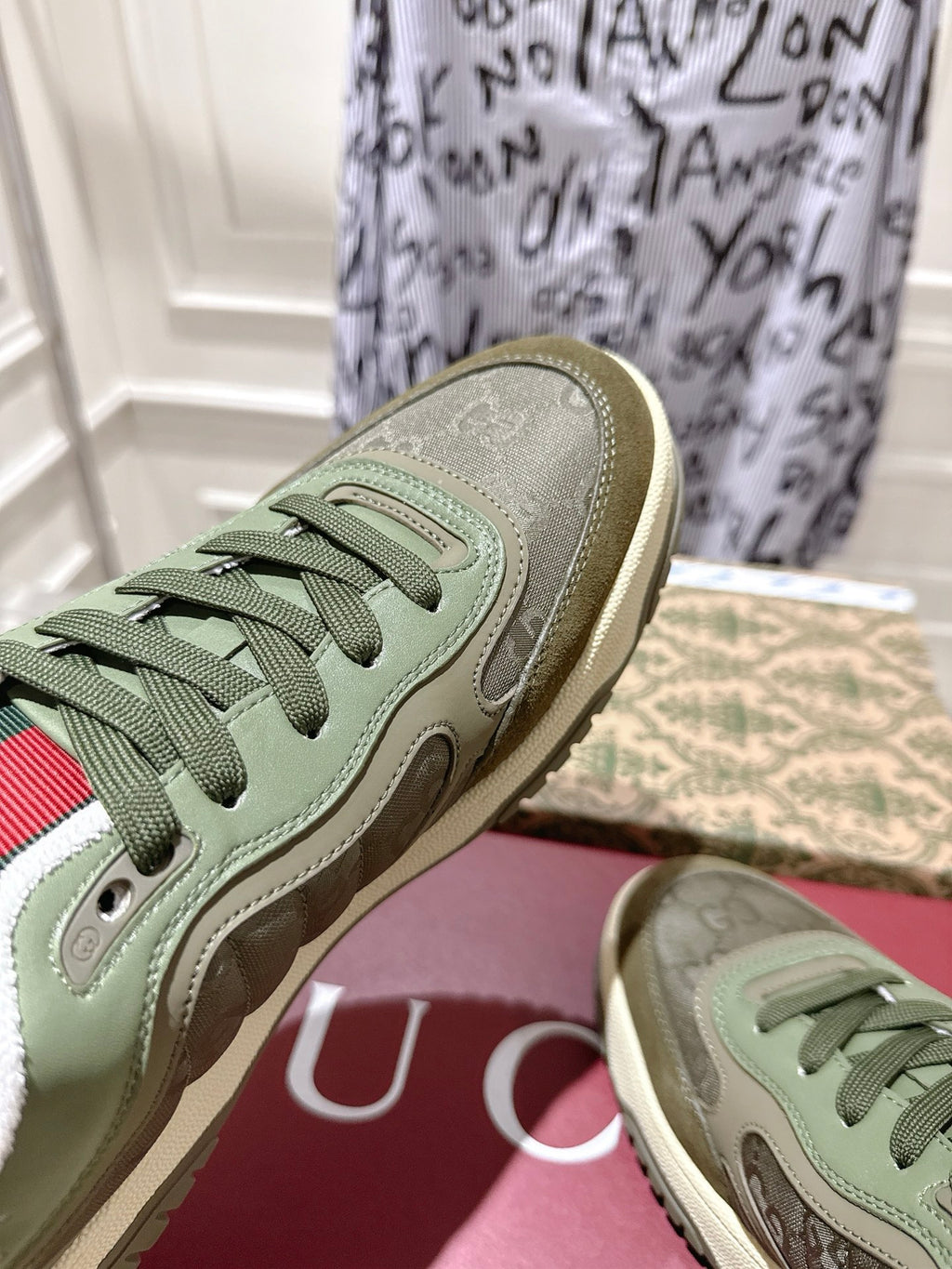 Vintage-Inspired Distressed Sneakers