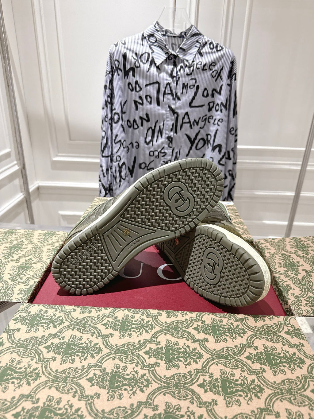 Vintage-Inspired Distressed Sneakers